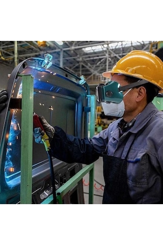 Pazly Kafa Takımı Otomatik Fotoğraf Sensörlü Kaynak Maske - Arc Kaynak İçin Göz Koruması