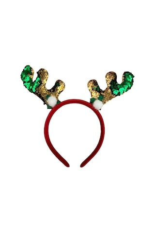 Yılbaşı Tacı Altın-yeşil Pullu