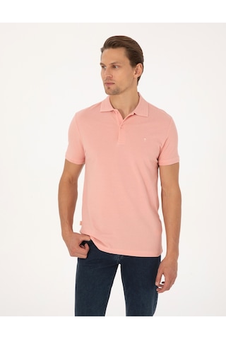 Pierre Cardin Erkek Gül Kurusu Tişört Basic 50325323-vr026 Gülkurusu