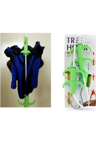 Periboia Dolap İçi Düzenleyici Askı Elbise Giysi Organizer Sihirl Çok Renkli