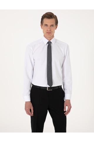 Pierre Cardin Erkek Beyaz Gömlek Basic 50316742-vr013 Beyaz