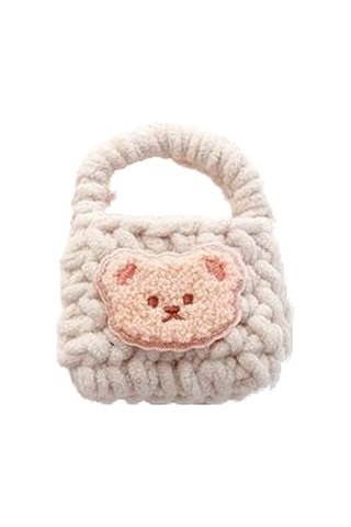 Ayı Kulaklık Çantası Çanta Apple Airpods İçin Uygun 1/2 Nesil Bluetooth Kulaklık Koruyucu Kapak Pro3 Kulaklık Kılıfı