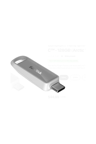 Sandisk Sdıxs0n-128g-gn6ne 128gb Phone Drive With Usb-c-128gb Arctic White Flash Bellek