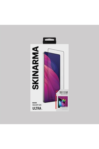 Galaxy S26 Ultra Uyumlu Skinarma 0.25mm Oleofobik True Clear Cam Ekran Koruyucu Şeffaf