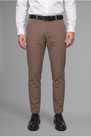 Defacto Tailored Fit Düz Paça Her Yöne Esneyen Yumuşak Tuşe Cepli Pantolon C7508ax26aubn571 Kahve-bn571