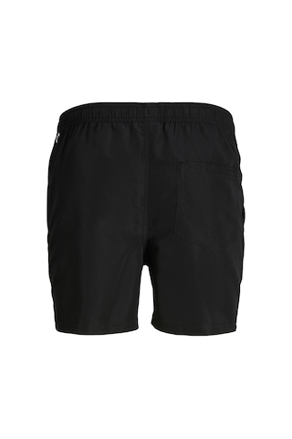 Jack & Jones Jpstfıjı Jjswım Solıd Ly Siyah Erkek Deniz Şortu 000000000101927803 Siyah
