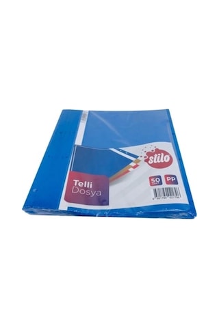 Telli Dosya Mavi 50li Mavİ