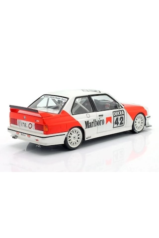 1:18 Ölçek Werk83 Bmw M3 E30 42 Dtm Zolder 1991 Diecast Metal Minyatür Model Araba 25cm