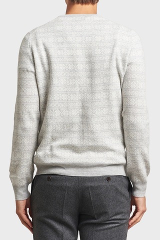 Gran Sasso Erkek Kazak 58124 19655 044 Gri Gri