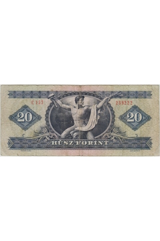 Macaristan 20 Forint 1975 Temiz+