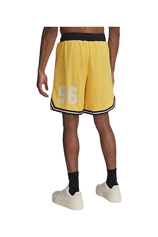 Under Armour Courtside Hoops Short Erkek Basketbol Şortu 1390120-773 Sarı Sarı