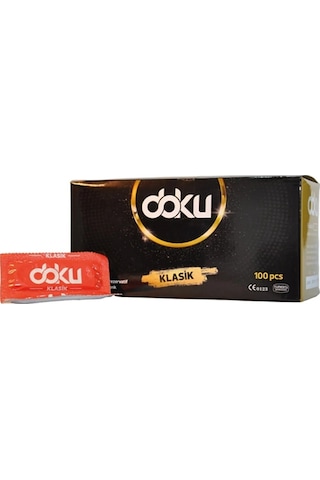 Doku Klasik Kayganlaştırıcı Prezervatif 100'lü Doku Klasik Kayganlaştırıcı Prezervatif 100'lü