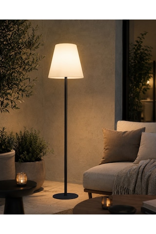 Standy Kablosuz Rgb Led Lambader Krem