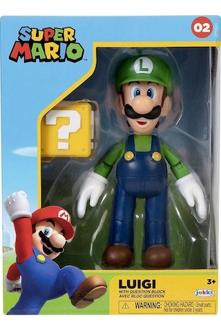 Süper Mario Luigi Ve Blok Figürü