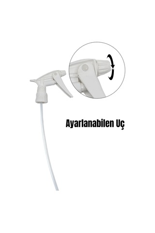 Sprey Triger Başlık- Beyaz Fısfıs Sprey Başlığı 5 Adet