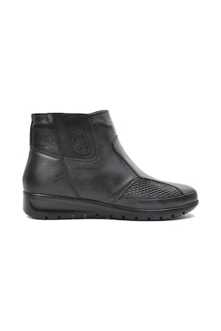 Voyager 7690 Kadın Deri Comfort Bot Siyah
