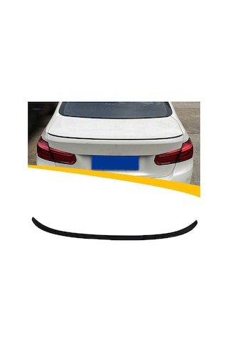 Bmw F30 M3 Bagaj Üstü Spoiler Parlak Siyah Spoyler Plastik İthal