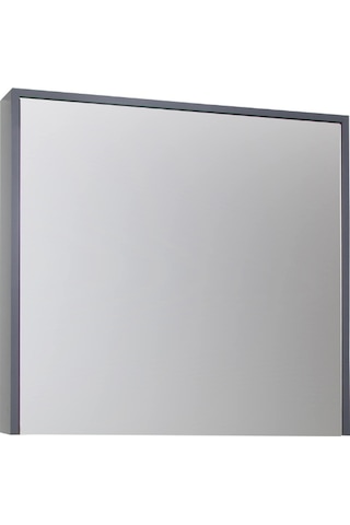 Aras Aynalı Üst Dolap Antrasit/Atlantik Çam 55X75X15 Cm Antrasit - Atlantik Çam