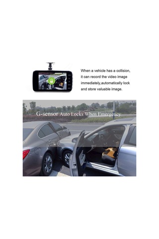 Samdoo Araç Kamerası 1080p Full Hd Gece Görüşlü Geniş Açı Dvr Kayıt Cihazı Hareket Algılama Ve Park Modu