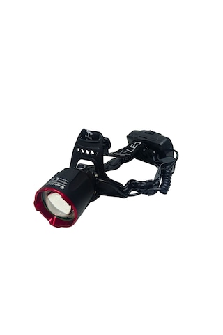 Gold Silver Gs-2090 40w 4000 Lümen Zoomlu Şarjlı Led Kafa Lambası Feneri 3 Pilli 9600 Mah Siyah