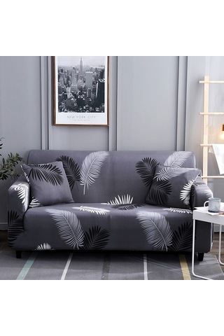 Yingfu Ev Dekorasyonu İçin Geometrik Desenli Tam Kapama Sandalye Kılıfı - Kaymaz, Esnek, 145-185 Cm İkili Koltuk Örtüsü Diğe DiğER