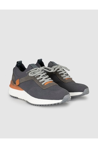Cabani Erkek Triko Detaylı Kışlık Sneaker Füme