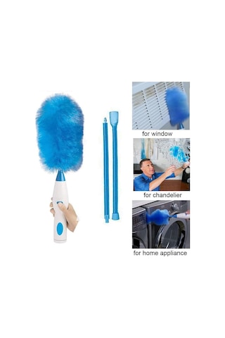 Yys-oı Ayarlanabilir Elektrikli Bahar Süpürge Toz Fırçası Panjur Mobilya Pencere Kitaplık Temizleme Aracı Fırçası