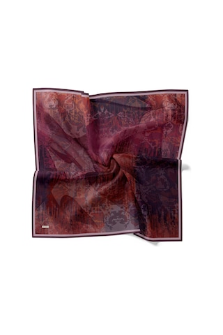 Levidor Royal Eşarp Batik Desen Mor Mor