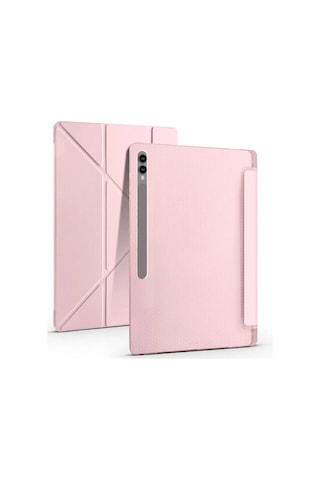 Samsung Galaxy Uyumlu Tab S9 Ultra Kılıf / Tab S8 Ultra Kalem Bölmeli Standlı Uyku Modlu Akıllı Kılıf Kapak Kılıf