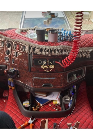 Mercedes Axor Maun Gül desenli Torpido Maun Kaplama (Maun Gül Desen)