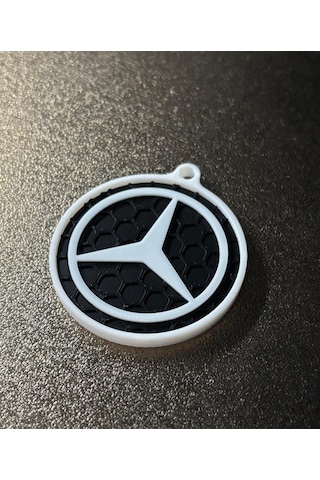 Markanıza Özel Petek Desenli Mercedes Benz Logolu 3d Anahtarlık