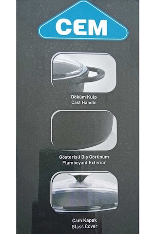 Premium Serisi 26 Cm Alüminyum Döküm Basık Karnıyarık Tencere Kutulu