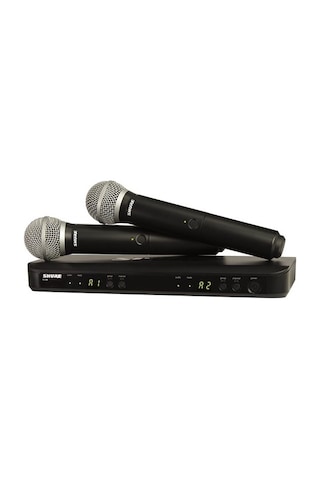 Shure BLX288E/PG58 Çift El Kablosuz Mikrofon Seti