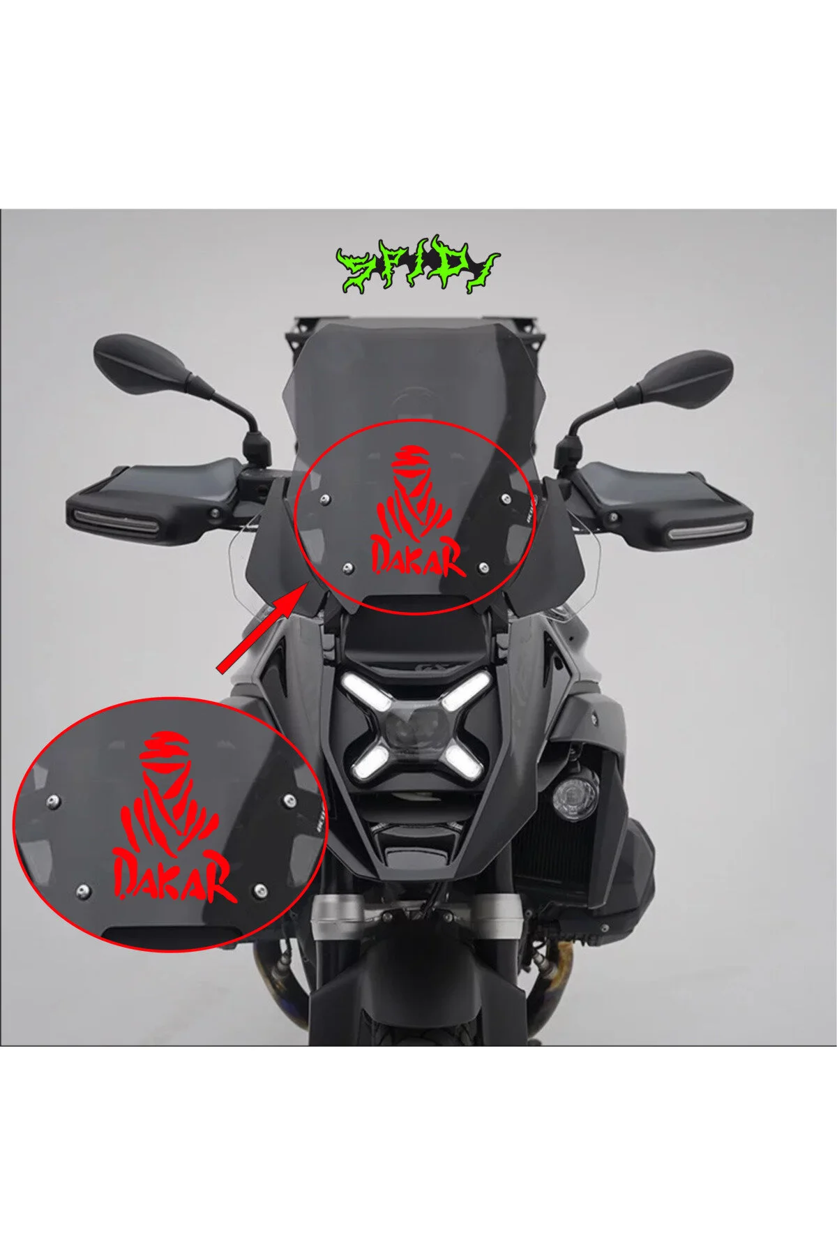 Dakarsticker Kırmızı Universal