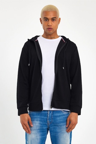 Erkek Kapşonlu Regular Fit Yan Cepli Hırka Spr 20k62 001