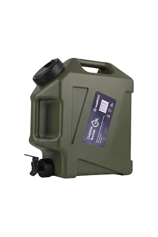 Musluklu Su Bidonu - Madfox Galon Air Pe - 19 Litre - Yeşil - 547311 Çok Renkli
