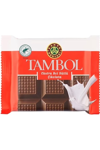Kahve Dünyası Tambol Ekstra Bol Sütlü Çikolata 77 Gr X 10 Adet