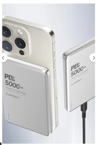 Earldom Pd53 5.000 Mah 15w Kablosuz Şarj Ve 20w Type-c Çıkışlı Pd Hızlı Şarj Powerbank - Gümüş 1