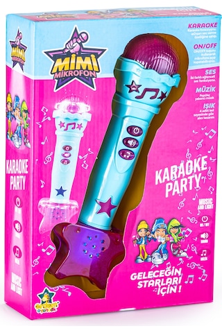 Erdem Toys Işıklı ve Müzikli Oyuncak Mikrofon - Turkuaz