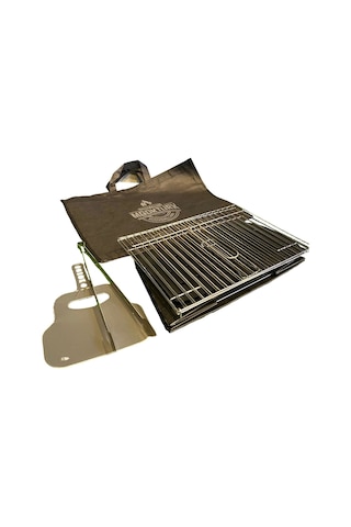 25x40 Katlanır Mangal Mat Siyah Isıya Dayanıklı Boyalı