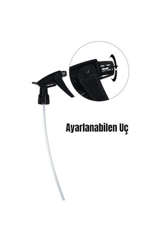 Fısfıs Sprey Başlığı - Siyah Fısfıs Triger Sprey Başlık 5 Adet