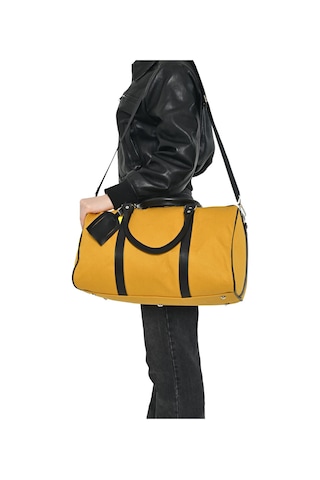 My Free Bag Gk Unisex İş, Seyehat, Spor İçin El Çantası / Valizi Sarı Kanvas Sarı