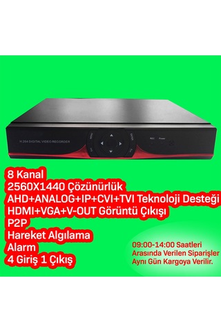 8 Kanal Ahd Kayıt Cihazı 8 Kanal Ahd Kayıt Cihazı