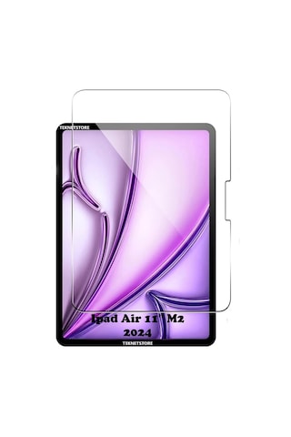 Apple Uyumlu iPad Air 6. Nesil M2 11 Inç 2024 Nano Kırılmaz Ekran Koruyucu Şeffaf Esnek Cam Tam