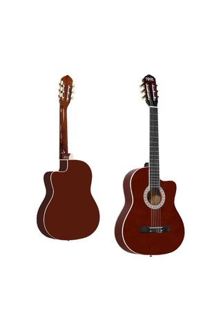 Midex Mgx-100brw-bag Üst Seviye Klasik Gitar 4/4 Sap Ayarlı Tuner Çanta Askı Capo Metod Pena
