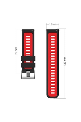 Samsung Galaxy Uyumlu Watch 42Mm Krd-55 Silikon Kordon (541618642)