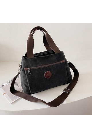 Ganzhoushop Tuval Red Omuz Kapasiteli Kadınlar Kadınlar İçin İçin Günlük Çapraz Çantaları Çantalar Çanta Büyük Yq Kırmızı