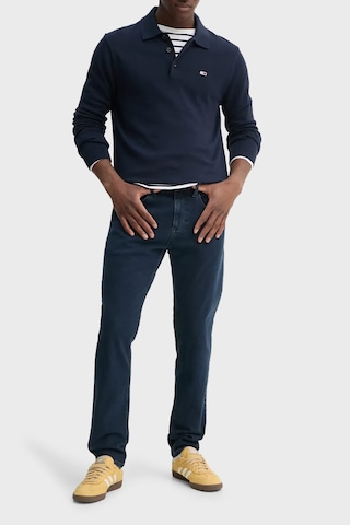 Tommy Jeans % 100 Pamuk Regular Fit Düğmeli Polo Yaka Kazak Erkek Polo Yaka Kazak Dm0dm20304 C1g Lacivert