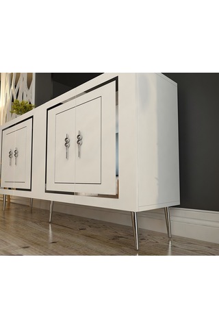 Pıeroct Kb150 Konsol Beyaz-gümüş