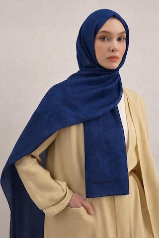 Pierre Cardin Lyocell Naia Rivela Şal 6080200 Lacivert